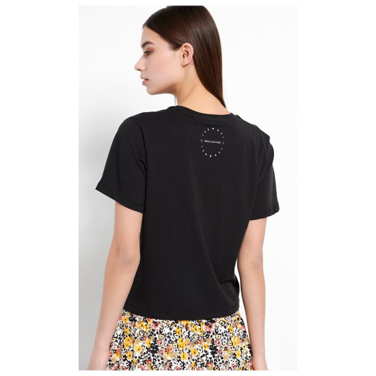 Funky Buddha Γυναικεία κοντομάνικη μπλούζα